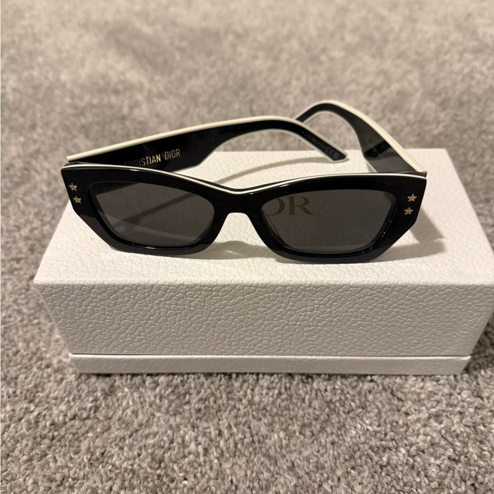Dior Black and White Sunglasses